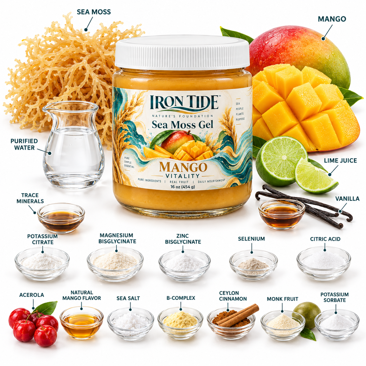 Mango Sea Moss Gel