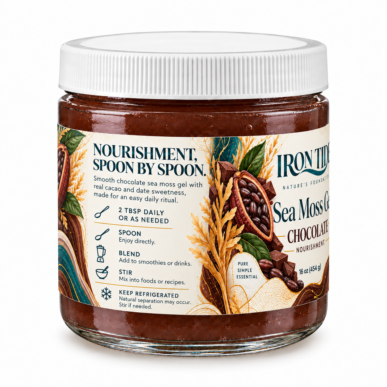 Chocolate Sea Moss Gel