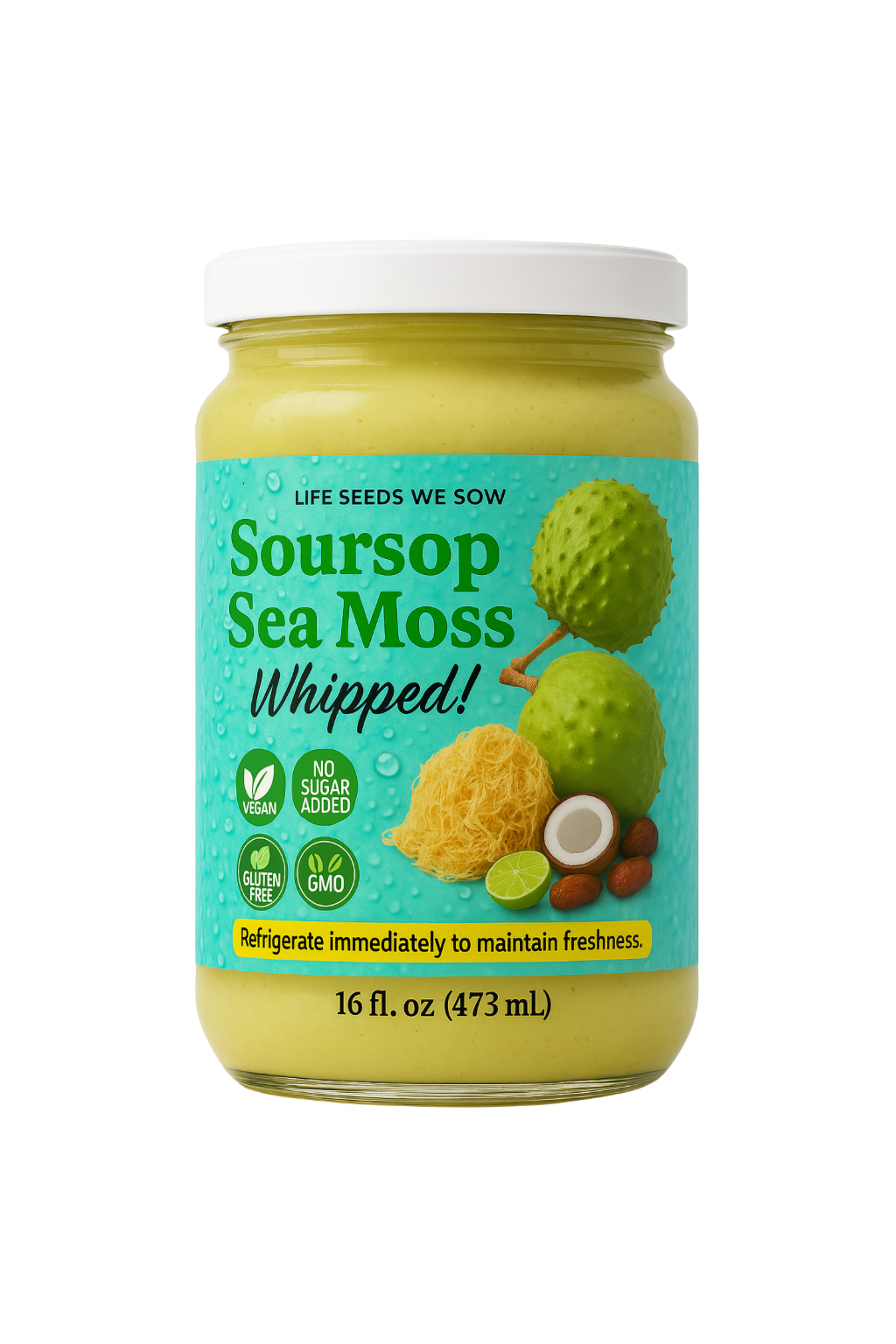 Soursop Sea Moss Gel