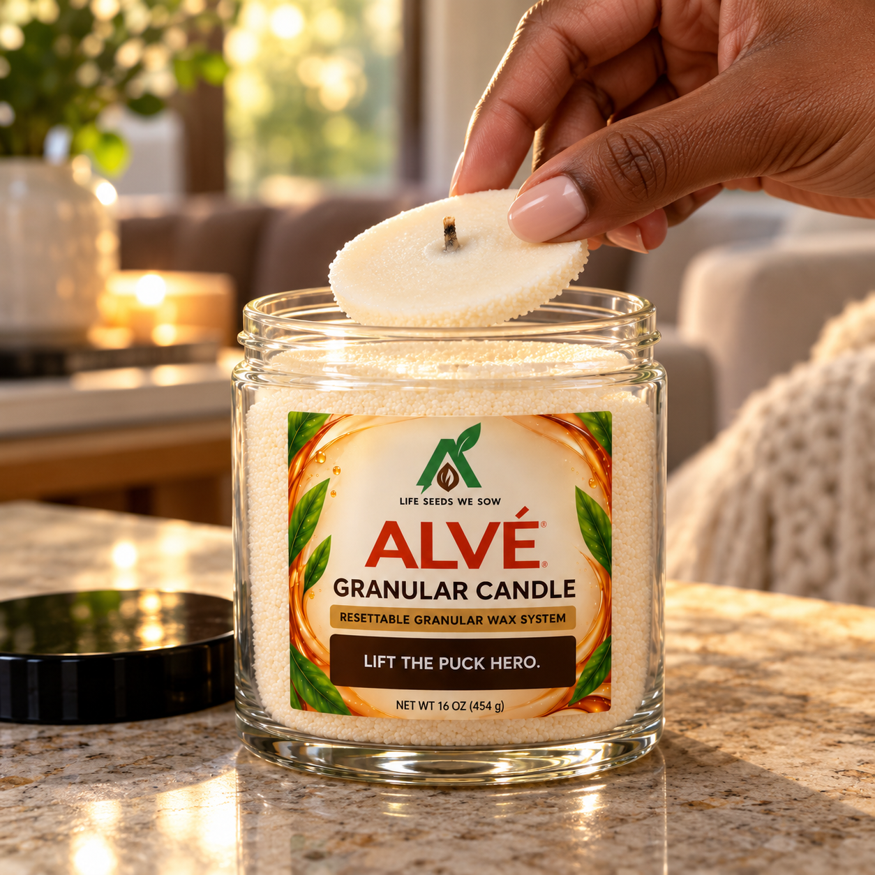 GRANULAR CANDLE (spill-Free)