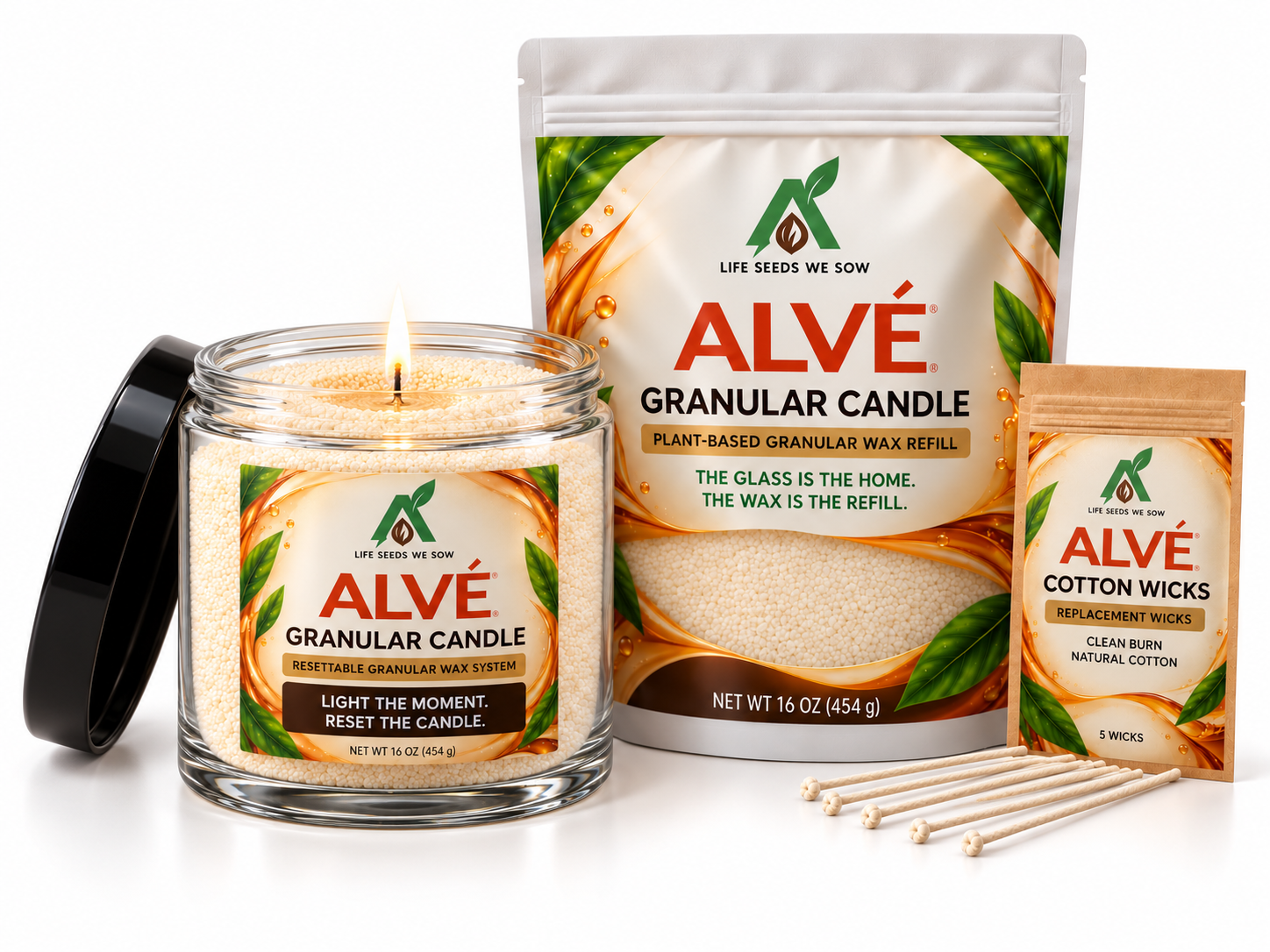 GRANULAR CANDLE (spill-Free)