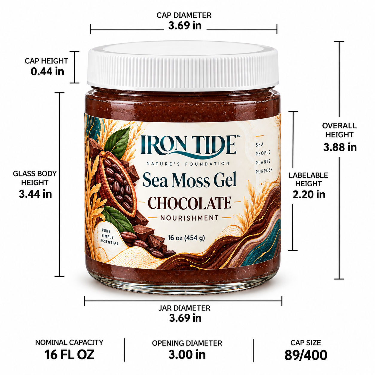 Chocolate Sea Moss Gel