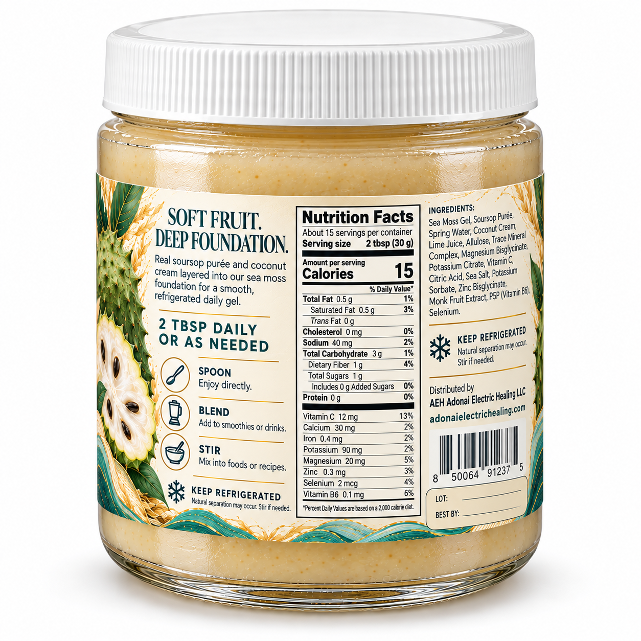 Soursop Sea Moss Gel