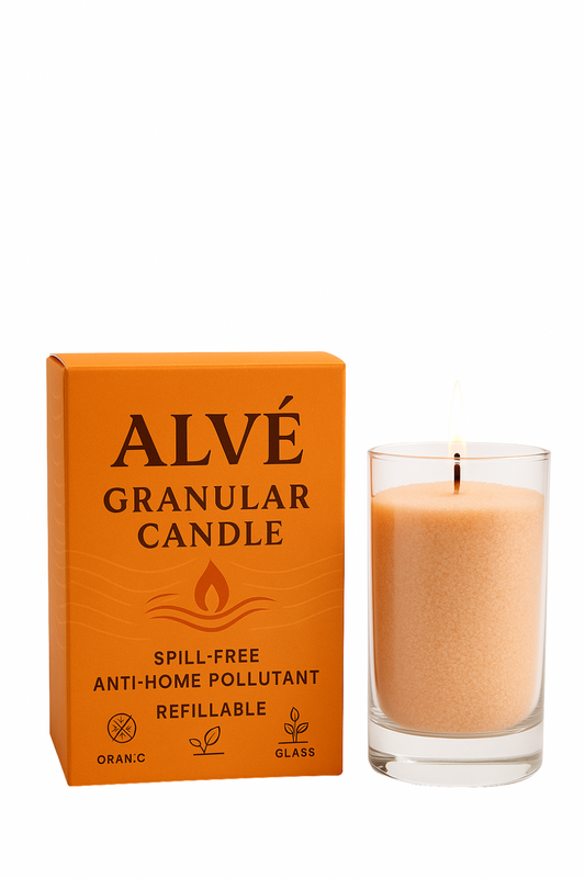 Spill-Free Granular Candle
