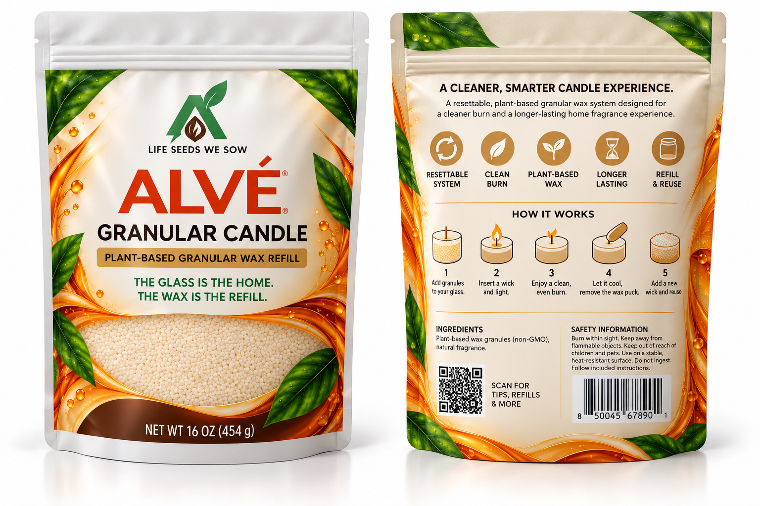 GRANULAR CANDLE (spill-Free)